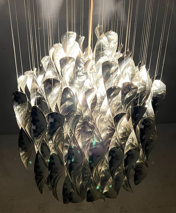 Image 1 of Lampada da soffitto a spirale di Verner Panton per Lüber AG, modello SP1, Germania, anni '70.