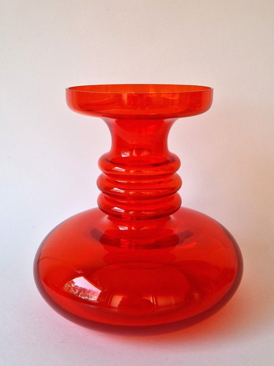 Image 1 of Riihimäki Glass - Zeldzame Carmen vase by Tamara Aladin