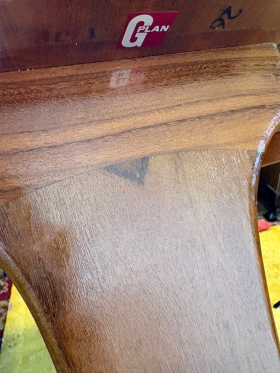 Image 1 of Mid-Century Retro Vintage Teak Drop Leaf Dining Table by G Plan 1960s  Kitchen or Dining Table • Space-Saving Design • British C