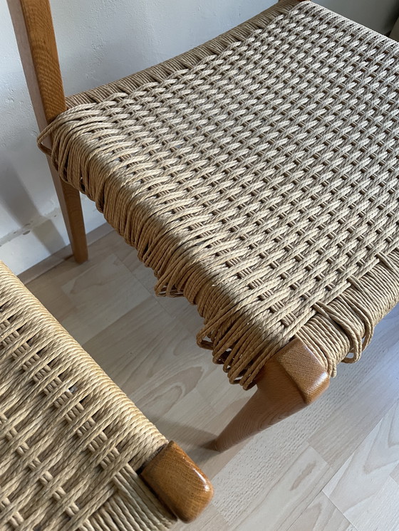 Image 1 of Tavolo da pranzo vintage + 4 sedie Niels Otto Møller Design danese