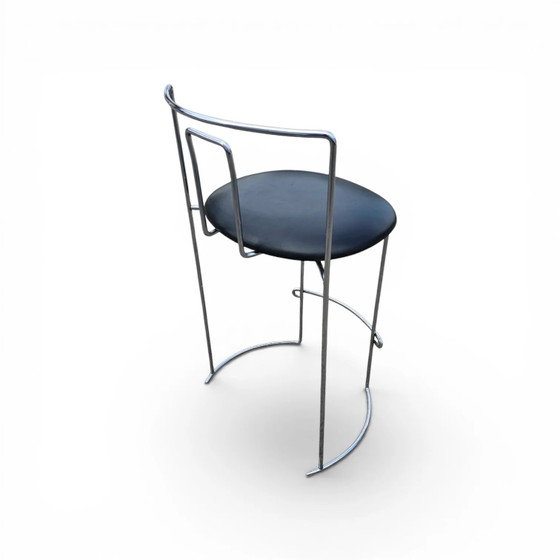 2 x Gaja stool by Kazuhide Takahama for Simon Gavina / black leather (photo 10 of 23)