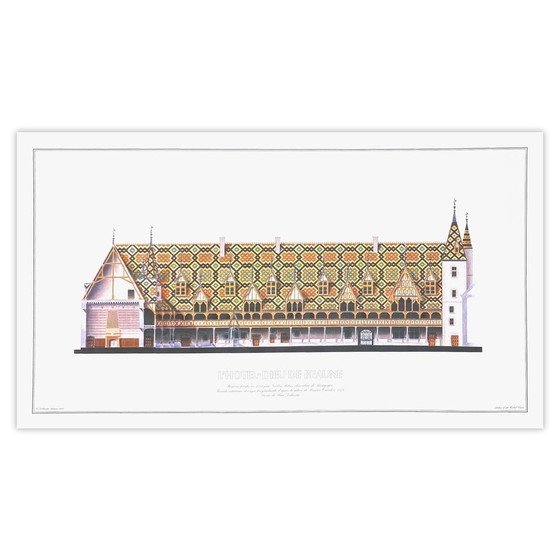 Image 1 of Colectivo - Draeger Tourism Hospices De Beaune Por Marc Dekeister Serigrafía 1