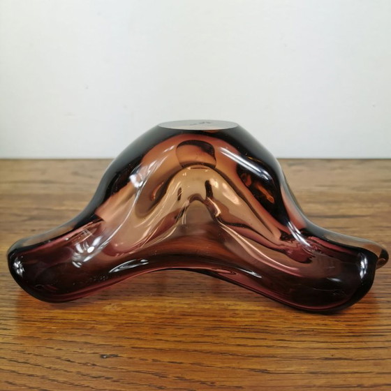 Image 1 of Vintage glass bowl, ashtray. Murano glass 007