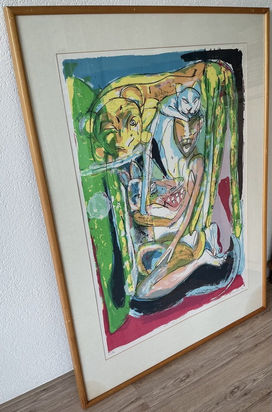 Anton Vrede - “Sol-Ya-Koo”, serigrafia (incorniciata) – Arte, Carta, Legno (photo 8 of 14)