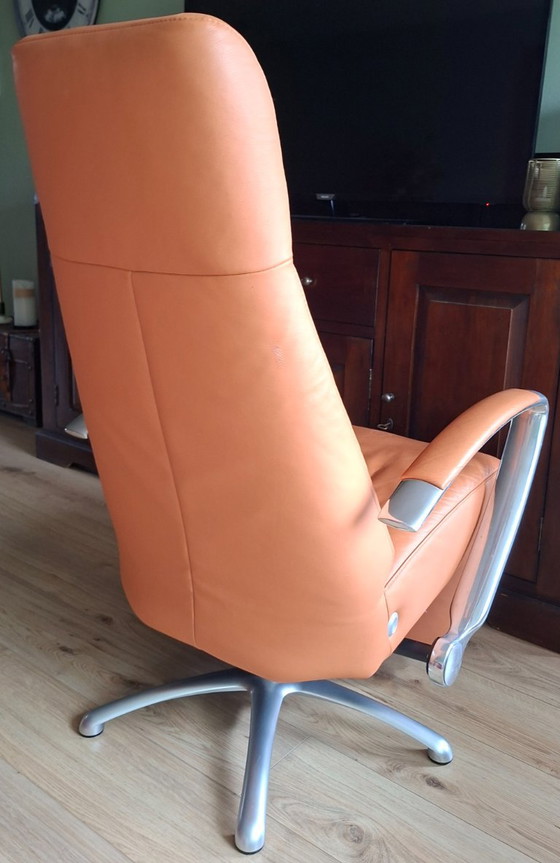 Poltrone relax JORI Brainbuilder originale (Mono-Move) – Pelle / Alluminio (photo 7 of 18)