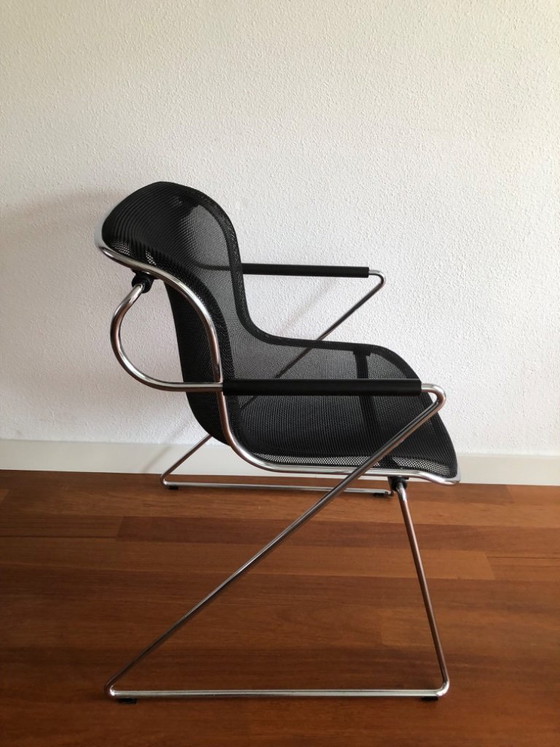 Image 1 of Set van 5 Penelope Castelli Charles Pollock stoelen 