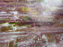 Œuvre d'art 90x70 cm, cadre marron inclus