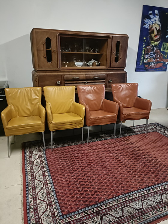 Image 1 of 4 lussuose sedie in pelle