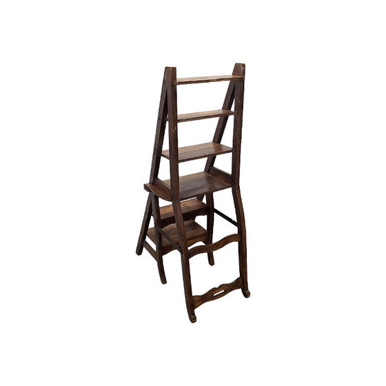 Image 1 of Antique French Metamorphosis ladder chair, from around 1900