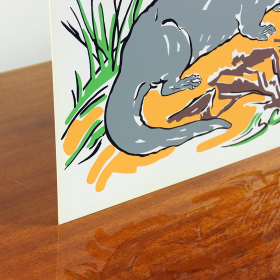 Image 1 of Vintage Czechoslovakian Pop Art Style Wall Panel (1960s)