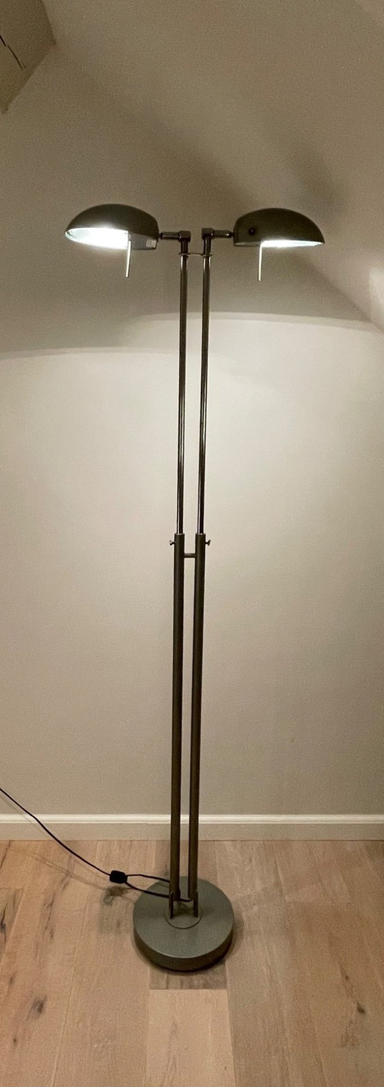 Image 1 of Lampadaire vintage IKEA Jelken | Gris-vert | Intensité réglable