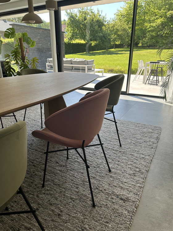 Image 1 of 2x chaise Iker en velours chéri