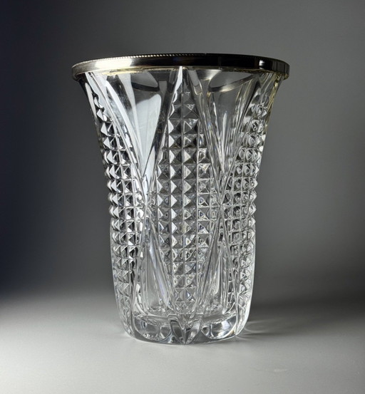 Val Saint Lambert “Sonia” Crystal Vase – Signed & Catalogued