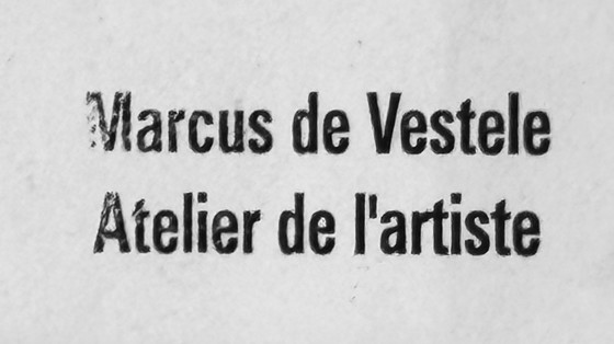 Image 1 of Marcus de Vestele - Magnifico dipinto astratto del 1976 - Cobra