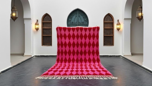 Traditionelle marokkanische Teppiche in Leinenoptik, 300 x 200 cm