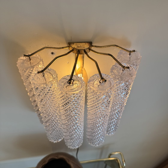 Image 1 of Italiaanse Murano tube glazen wandlamp