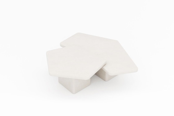 Contemporary Plaster Coffee Table Set Mortex – Atelier BB, Salontafels, Other (photo 8 of 18)
