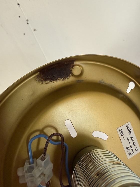 Image 1 of Vintage bubble glass wall lamp, Glashütte Limburg '70