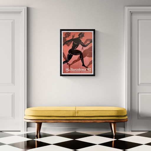 Barcelone 1992-1990 – Affiche olympique originale de Ricard Giralt « Miracle » | 70 × 50 cm | Espagne
