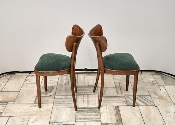 Image 1 of Satz von 4 Thonet-Stühlen, 1950er Jahre, Tschechoslowakei