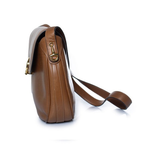 Gucci, Vintage Cognac GG Clasp Bag – Shoulder bags, Calfskin (photo 3 of 15)