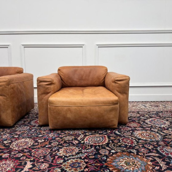 Set Frigerio Cooper Junior Poltrone pelle marrone (photo 8 of 12)