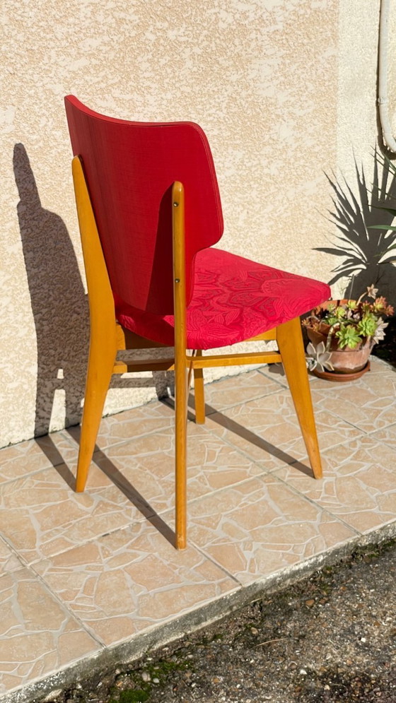 Image 1 of Retro Vintage Red Chair