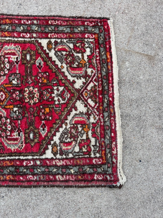 Small antique Hamadan Persian rug, Rugs & carpets, Wool, Red (photo 8 of 15)
