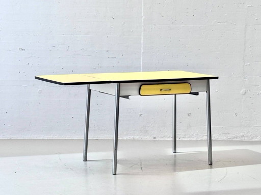 Kelko table with extension and drawer, Switzerland, 1950s
