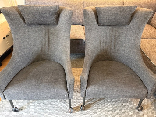 2x De Padova - Sillón Tondo 05 de Vico Magistretti