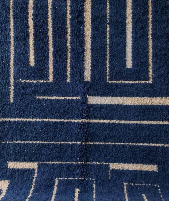 Handgemaakt Traditioneel Beni Ourain Vloerkleed Afmeting 1,5/2,5 M – Aime Té, Vloerkleden en tapijten, Wool (photo 7 of 7)