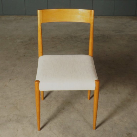Set Vintage Eetkamerstoelen – Scandinavië – Jaren 60 – Textile (photo 10 of 13)