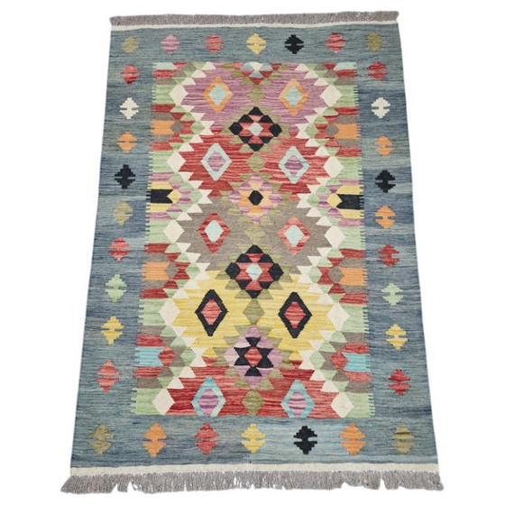 Kilim afgano Maimana – Lana hilada y tejida a mano – 185 x 125 cm – Alfombras, Wool (photo 5 of 5)