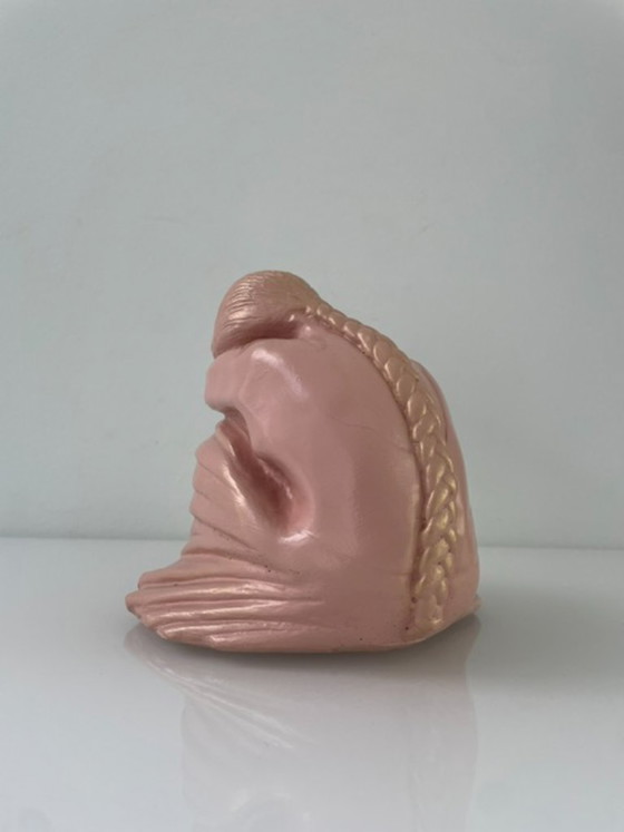 Image 1 of Statue vintage de danseuse de ballet rose