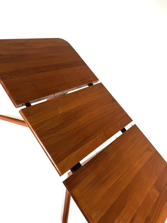 Image 1 of Table de salle à manger danoise extensible vintage, Korup Stolefabrik '60