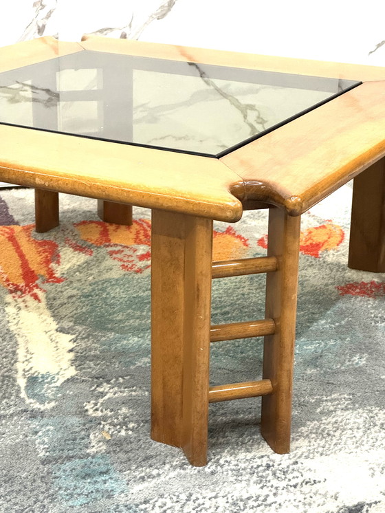 Image 1 of AFRA & TOBIA SCARPA ATTR. TAVOLO DA SALOTTO ANNI 60 DESIGN