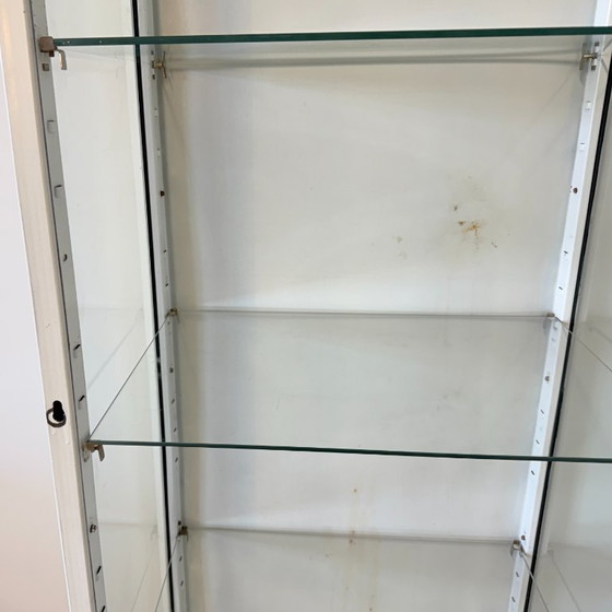 Vintage Polish Medical Display Cabinet 1960s – Glass, Iron (photo 14 of 17)