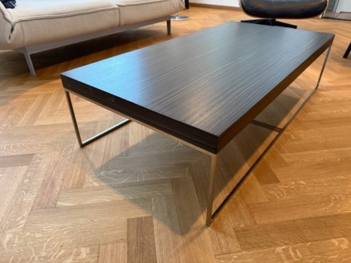 Tavolino da caffè Minotti Calder in impiallacciatura di ebano opaco – 120 x 60 cm – salontafels, Wood