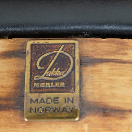 Image 1 of Leren fauteuil van Sven Ivar Dysthe voor Dokka Møbler, 1960