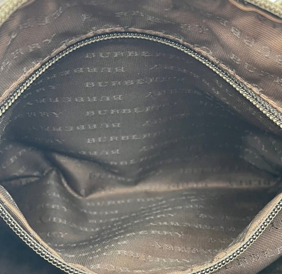 Image 1 of Sac à main Mini Boston Burberry en PVC et cuir à motif Nova Check