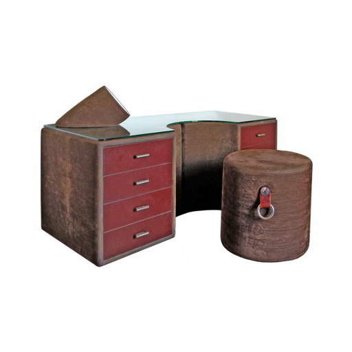 Table de toilette vintage Tucroma par Guido Faleschini pour i4 Mariani, 1971