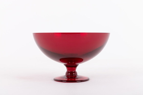 Image 1 of Vintage Glass Bowl from Monica Bratt for Reijmyre Glasbruk, Sweden 1950’s