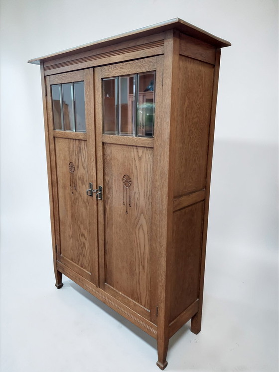 Image 1 of libreria antica in stile Art Déco