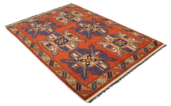 Image 1 of Russian Antique Caucasian Shirvan over 60 years - Kilim - 205 cm - 142 cm