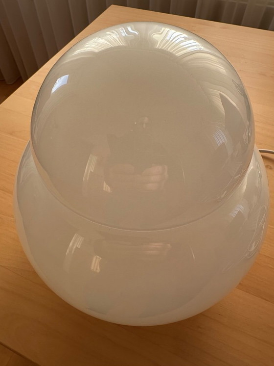 Image 1 of Tafellamp Fontana Arte Durama Wit Glas