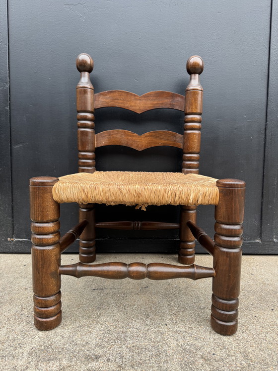 Image 1 of Charles Dudouyt Low Chair, jaren 1950