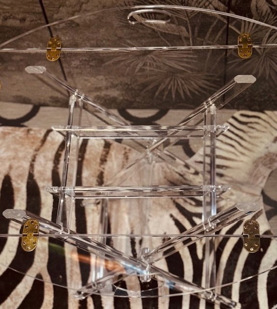 Image 1 of Lucite Plexiglas Perspex Butler Tray