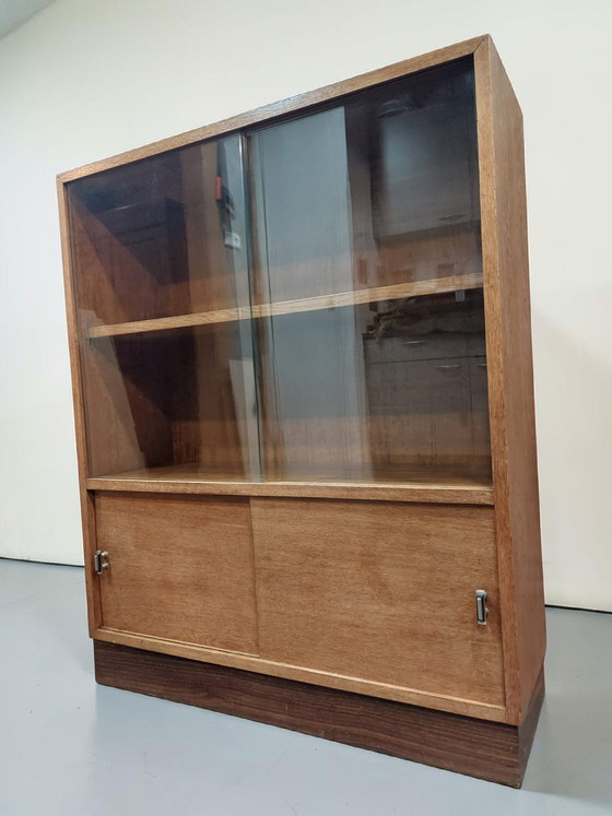Image 1 of small bookcase, Art Deco cabinet, display cabinet