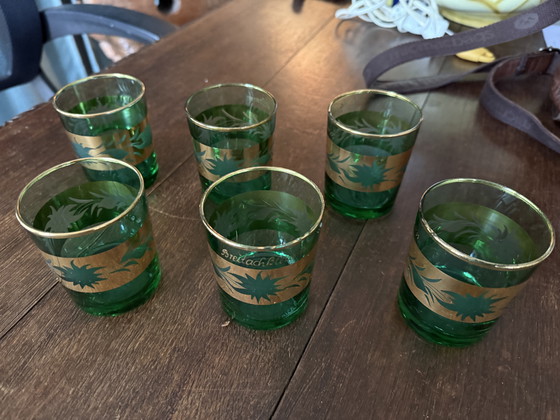 Image 1 of Set of 6 vintage lemonade glasses