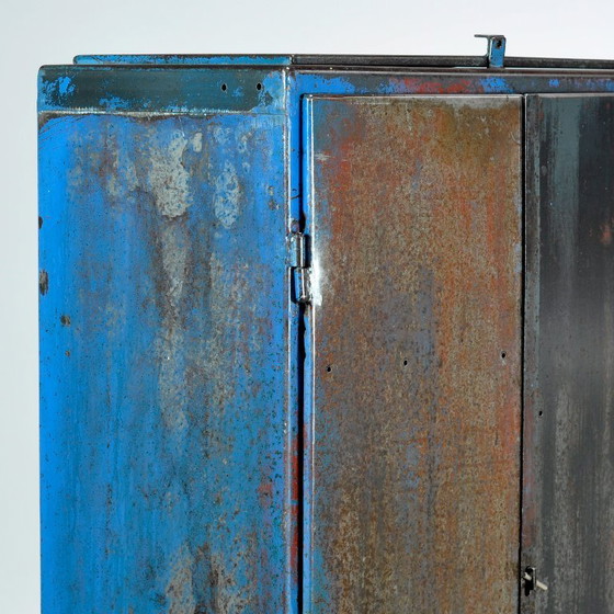 Armario industrial de hierro, década de 1970. – Iron, Metal (photo 11 of 14)